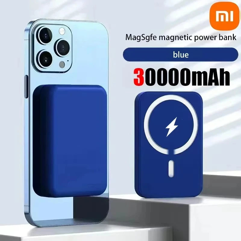Xiaomi 500000mAh Magnetic Wireless Power Bank PD 20W Fast Charger Portable External Battery Pack For iPhone Samsung Huawei 2025