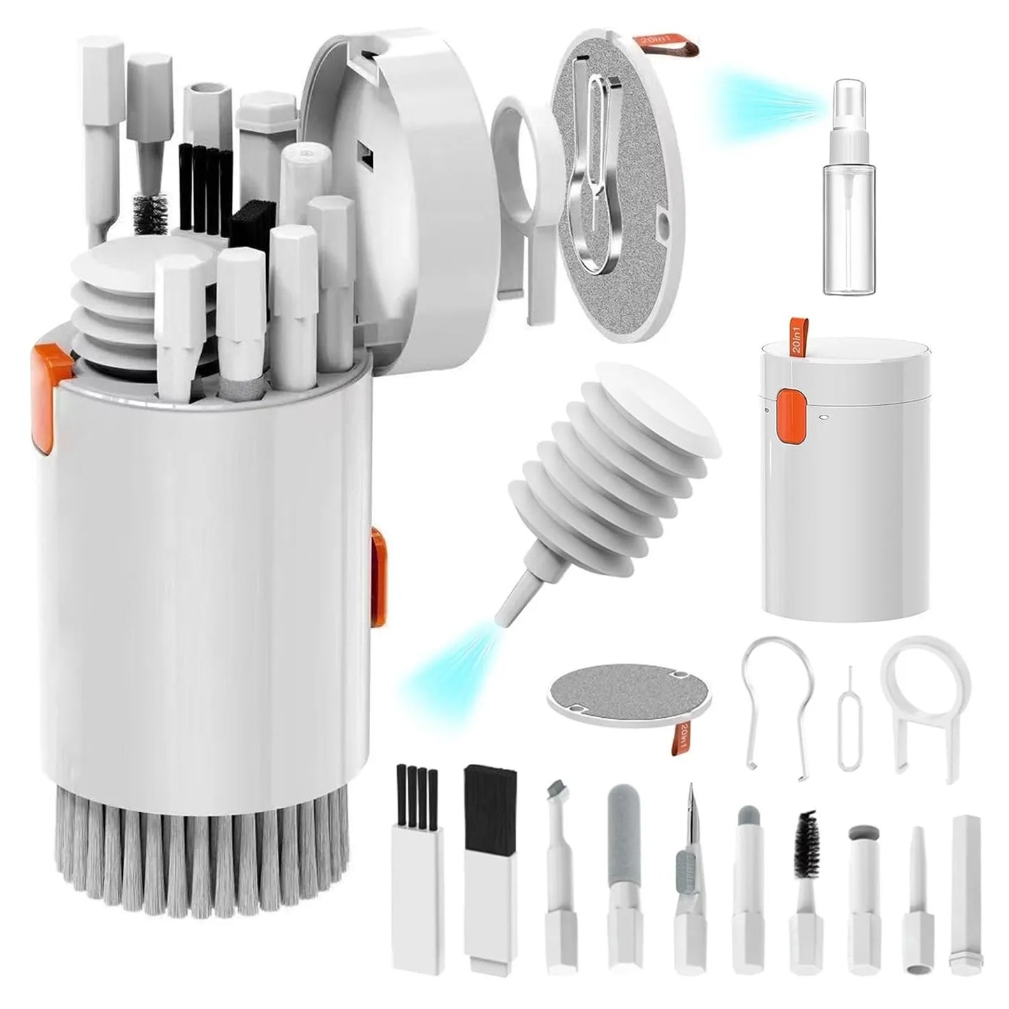 20/32-in-1 Precision Deep Cleaning Kit for Phone Ports, AirPods, Keyboard & Keycaps