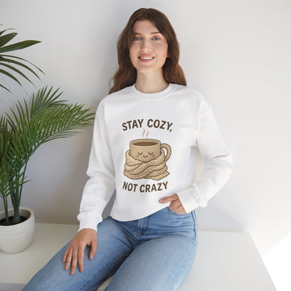 Stay Cozy Not Crazy Sweatshirt