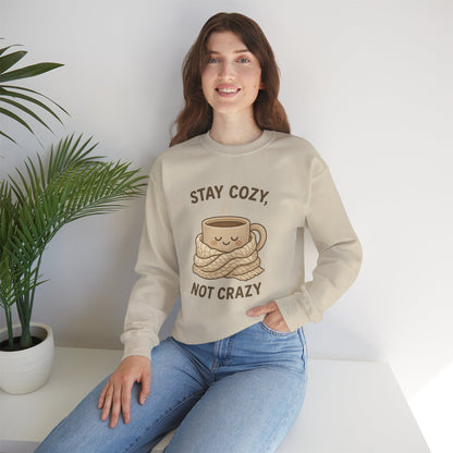 Stay Cozy Not Crazy Sweatshirt