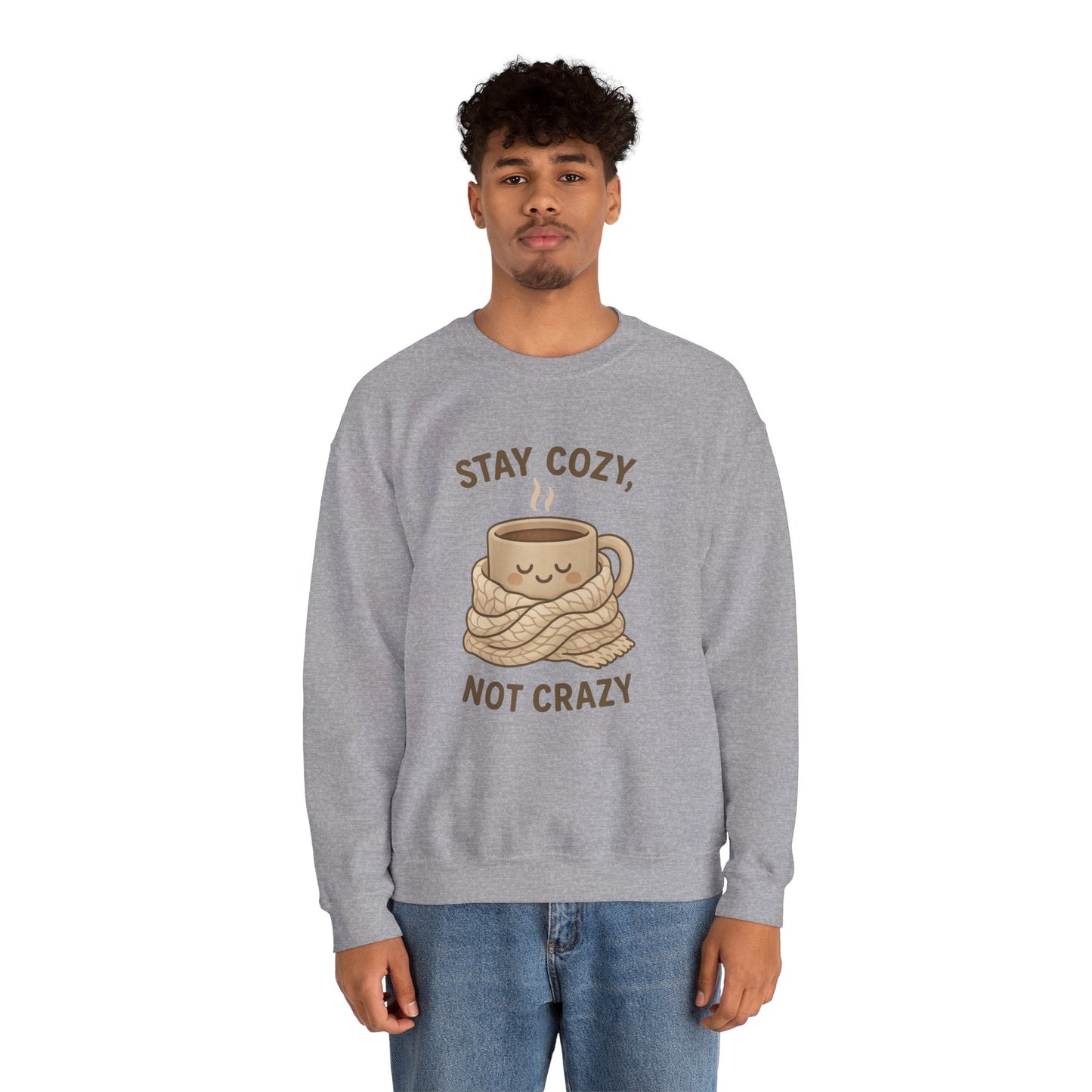 Stay Cozy Not Crazy Sweatshirt