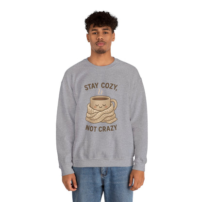 Stay Cozy Not Crazy Sweatshirt