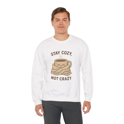 Stay Cozy Not Crazy Sweatshirt