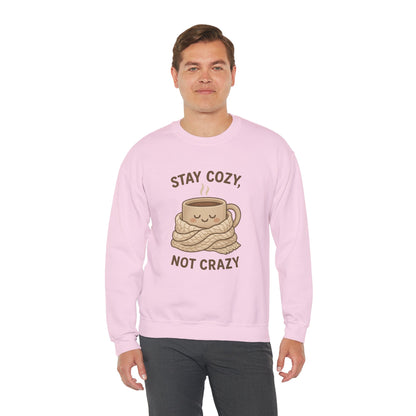 Stay Cozy Not Crazy Sweatshirt