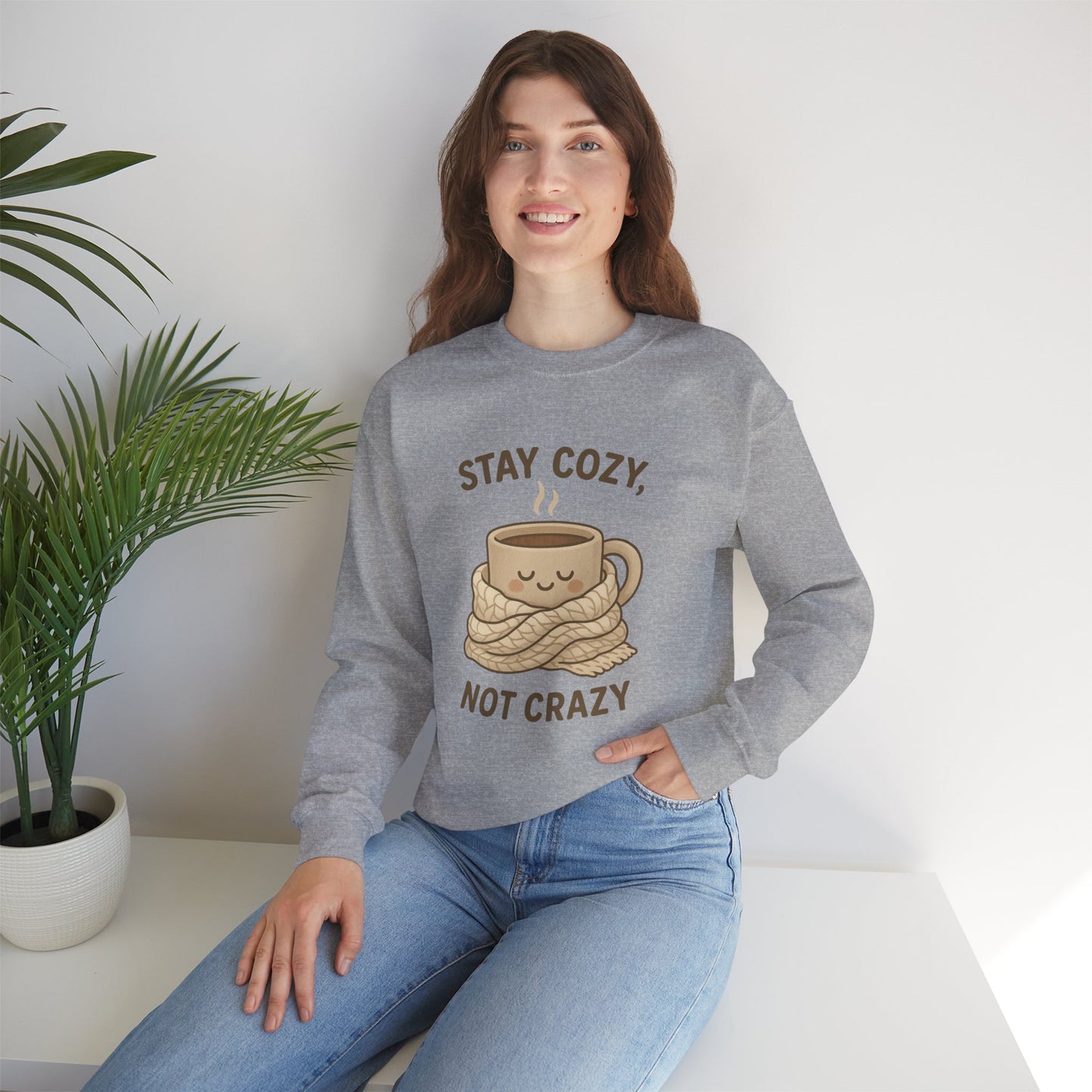 Stay Cozy Not Crazy Sweatshirt