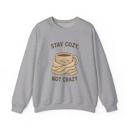 Stay Cozy Not Crazy Sweatshirt