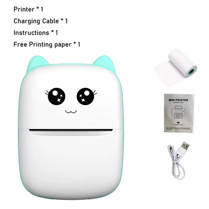 Mini Cat Printer – Wireless Bluetooth Photo Printing