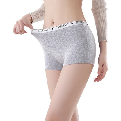 Women’s Plus Size Seamless Safety Shorts – Breathable Anti-Bacterial Summer Underwear