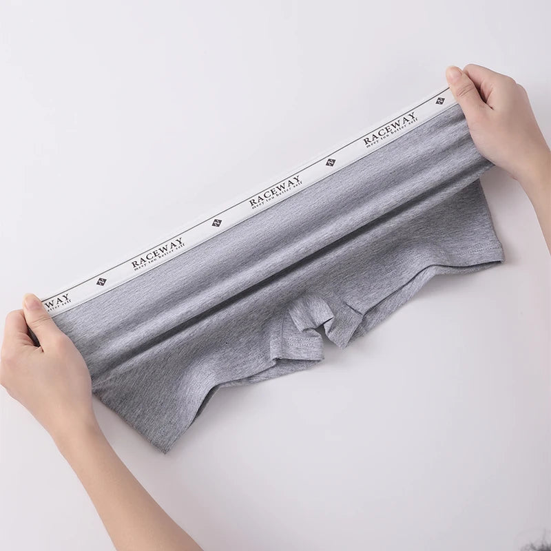 Women’s Plus Size Seamless Safety Shorts – Breathable Anti-Bacterial Summer Underwear