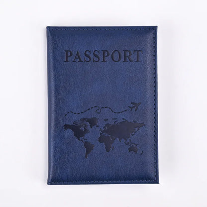 Colorful PU Passport Holder – Travel Passport Cover with Card Slots & Ticket Storage