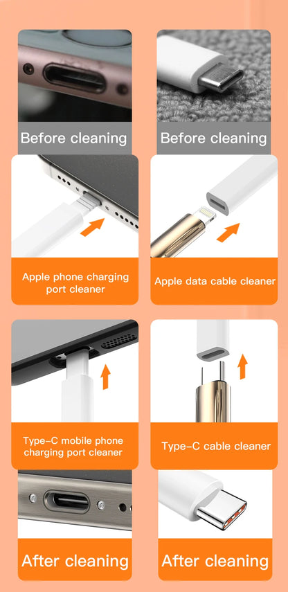 20/32-in-1 Precision Deep Cleaning Kit for Phone Ports, AirPods, Keyboard & Keycaps