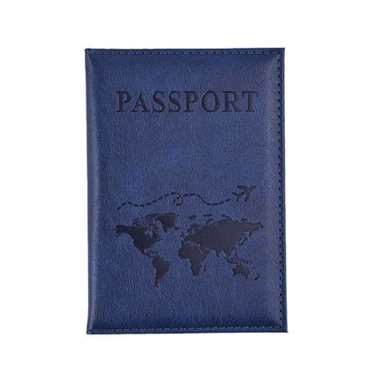 Colorful PU Passport Holder – Travel Passport Cover with Card Slots & Ticket Storage