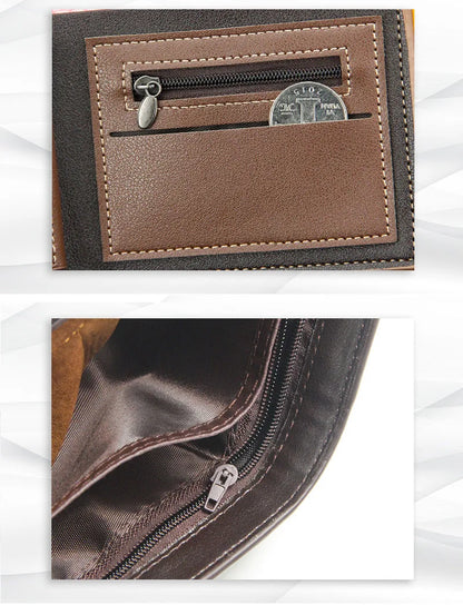 Short Men’s Slim Wallet – Coin & Card Holder