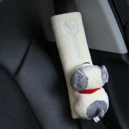 PU Leather Car Seat Belt Shoulder Pad – Universal Comfort Cushion