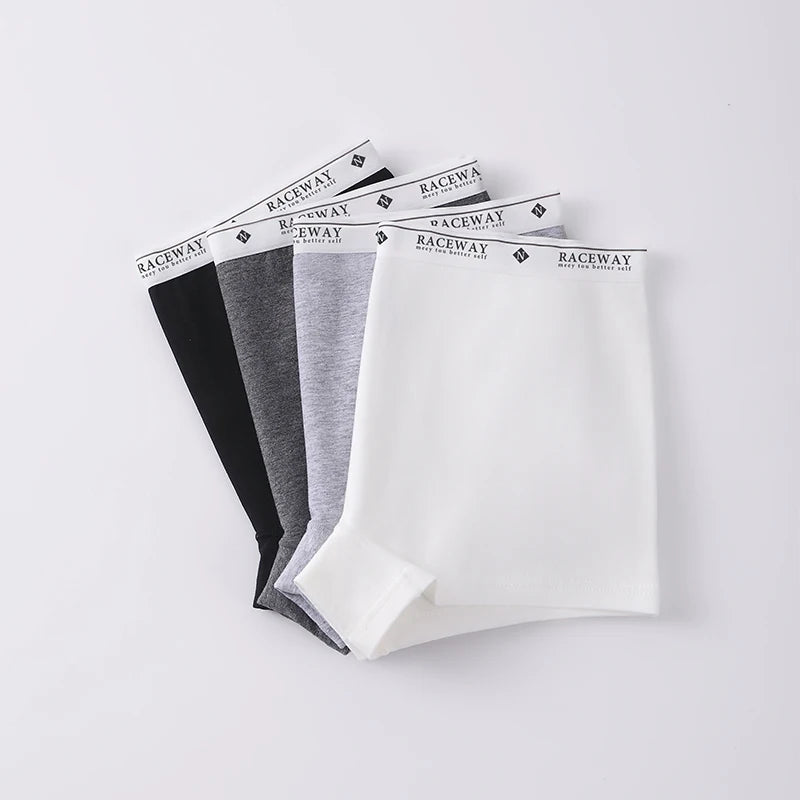 Women’s Plus Size Seamless Safety Shorts – Breathable Anti-Bacterial Summer Underwear