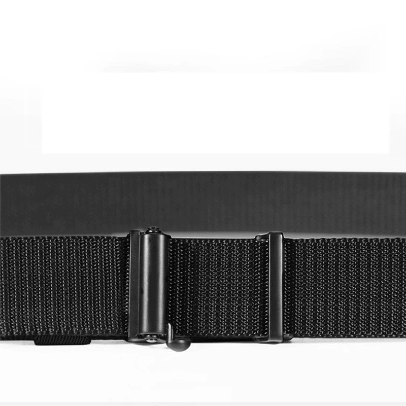 Men’s Nylon Canvas Belt – Breathable Automatic Buckle Outdoor Sports and Casual Jeans Belt