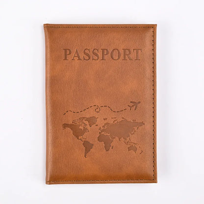 Colorful PU Passport Holder – Travel Passport Cover with Card Slots & Ticket Storage