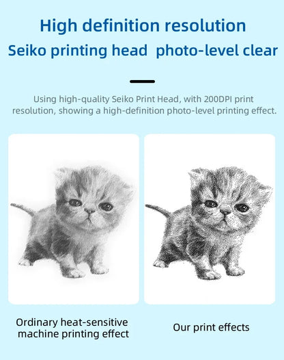 Mini Cat Printer – Wireless Bluetooth Photo Printing