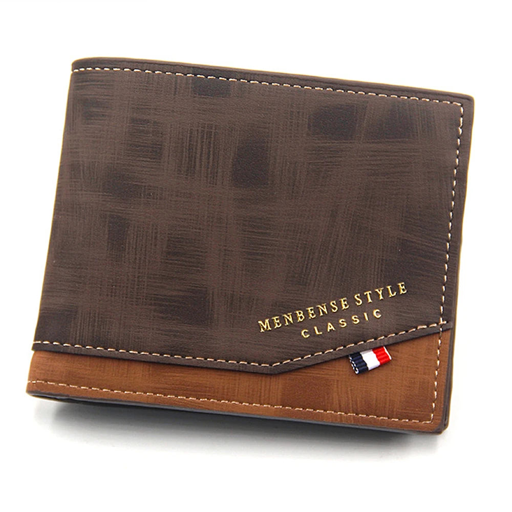 Short Men’s Slim Wallet – Coin & Card Holder