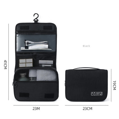 Portable Travel Toiletry Organizer – Large Capacity Dry & Wet Separation Hanging Bag