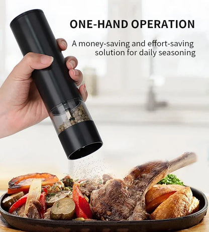 USB Rechargeable Electric Salt & Pepper Grinder USB充電式 電動ソルト＆ペッパーミル