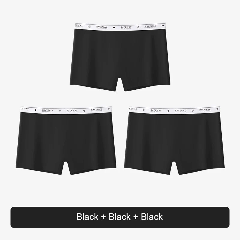 Women’s Plus Size Seamless Safety Shorts – Breathable Anti-Bacterial Summer Underwear