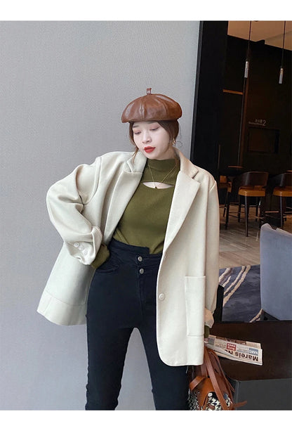 Turtleneck Knitted Women Sweater