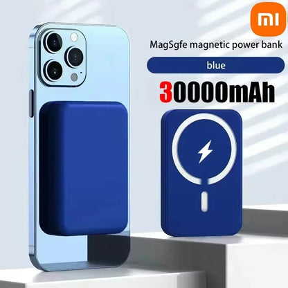 Xiaomi 500000mAh Magnetic Wireless Power Bank PD 20W Fast Charger Portable External Battery Pack For iPhone Samsung Huawei 2025