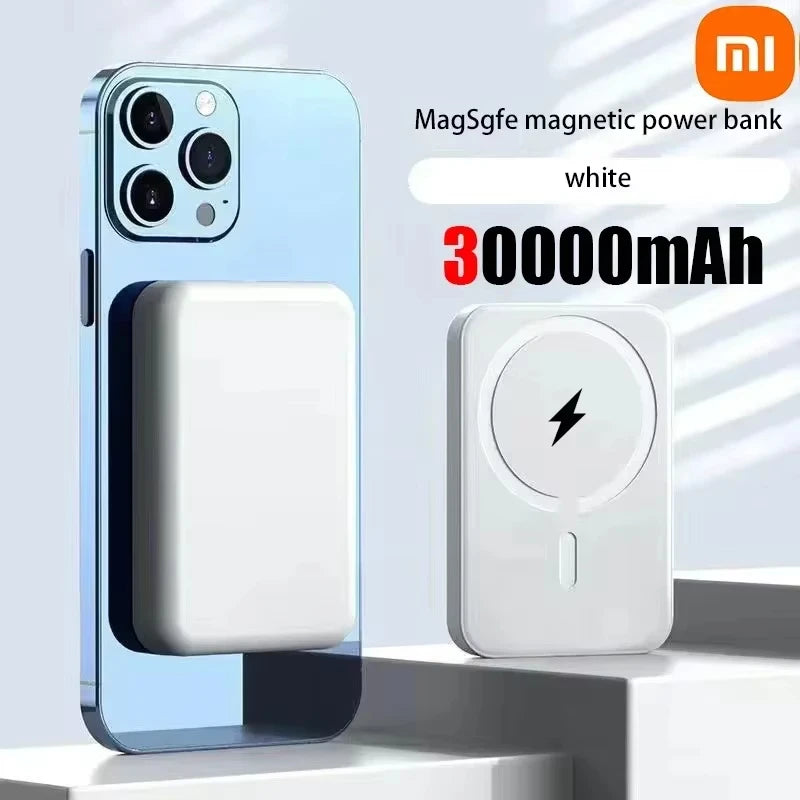Xiaomi 500000mAh Magnetic Wireless Power Bank PD 20W Fast Charger Portable External Battery Pack For iPhone Samsung Huawei 2025