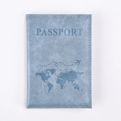 Colorful PU Passport Holder – Travel Passport Cover with Card Slots & Ticket Storage