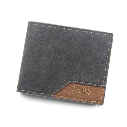Short Men’s Slim Wallet – Coin & Card Holder