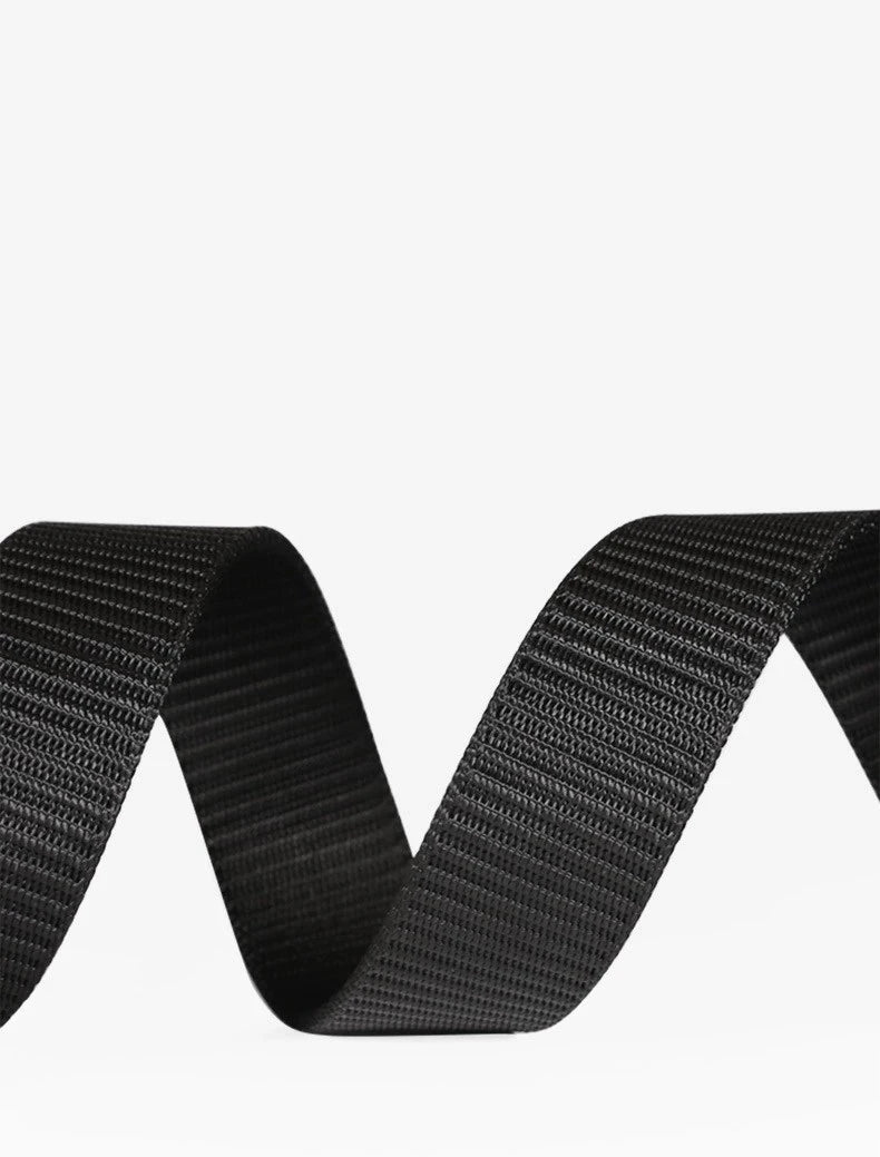 Men’s Nylon Canvas Belt – Breathable Automatic Buckle Outdoor Sports and Casual Jeans Belt