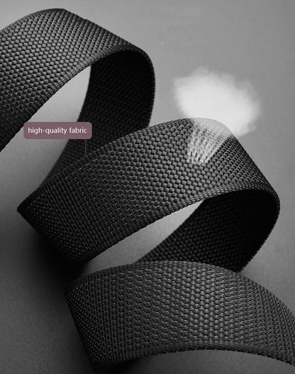 Men’s Tactical Belt – Quick Release Black Elastic Nylon Braided Outdoor Sport Belt