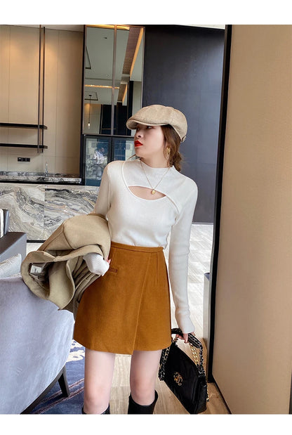 Turtleneck Knitted Women Sweater