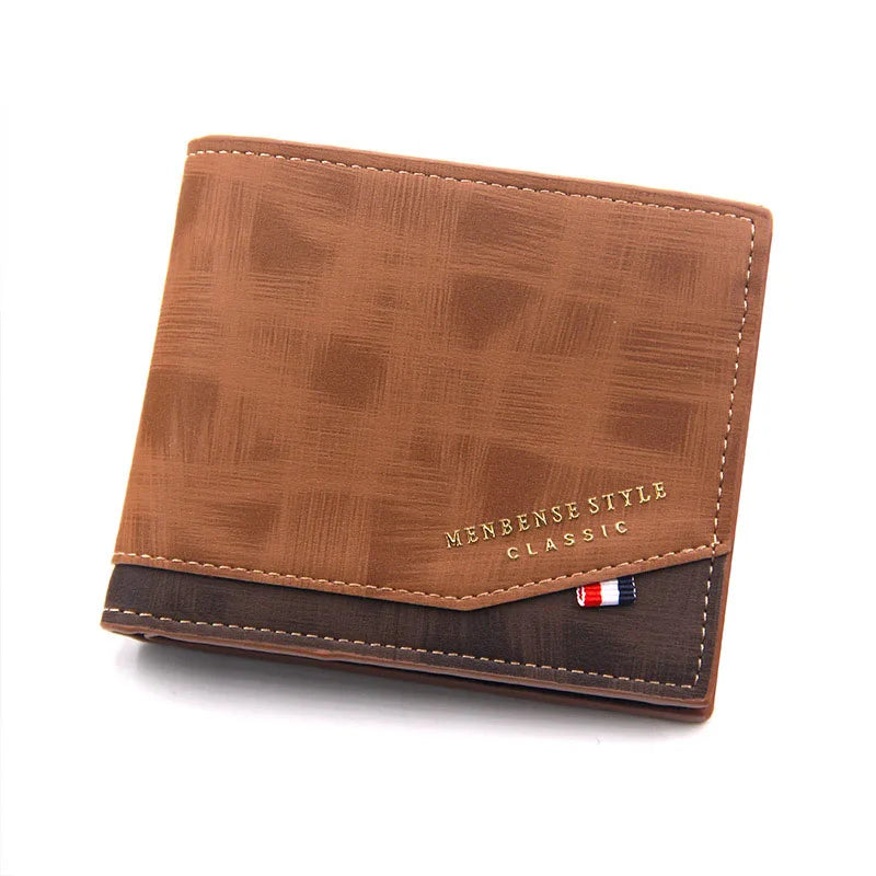 Short Men’s Slim Wallet – Coin & Card Holder