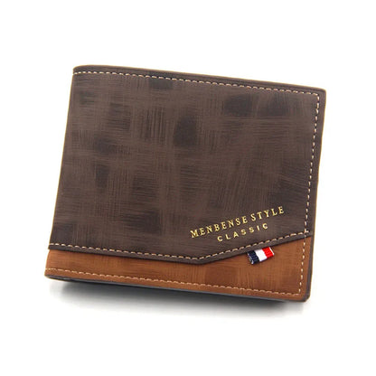 Short Men’s Slim Wallet – Coin & Card Holder