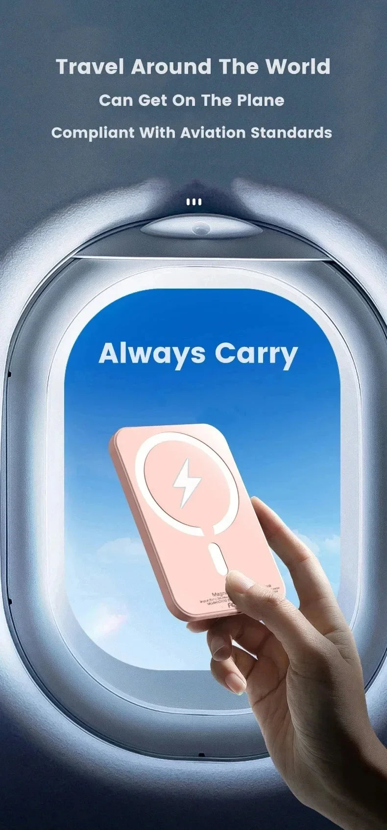 Xiaomi 500000mAh Magnetic Wireless Power Bank PD 20W Fast Charger Portable External Battery Pack For iPhone Samsung Huawei 2025