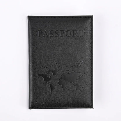 Colorful PU Passport Holder – Travel Passport Cover with Card Slots & Ticket Storage