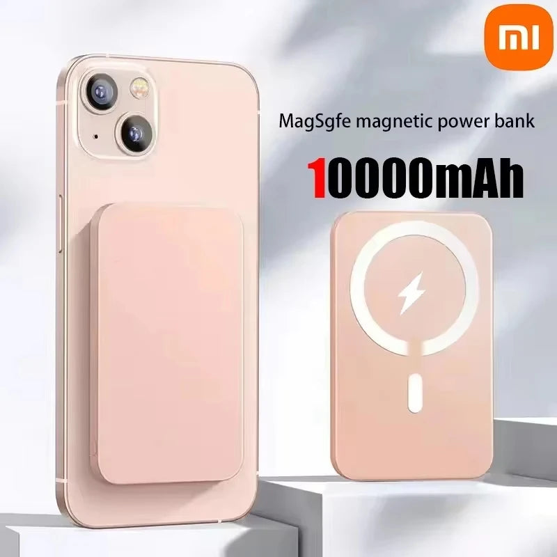 Xiaomi 500000mAh Magnetic Wireless Power Bank PD 20W Fast Charger Portable External Battery Pack For iPhone Samsung Huawei 2025
