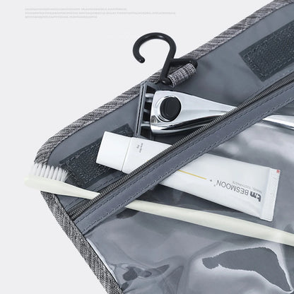 Portable Travel Toiletry Organizer – Large Capacity Dry & Wet Separation Hanging Bag