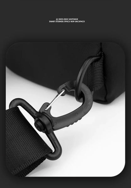 Lightweight Men's Nylon Chest Bag Crossbody Sling for Outdoor Sports & Daily Commute