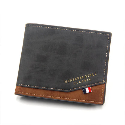 Short Men’s Slim Wallet – Coin & Card Holder