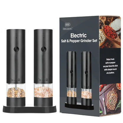 USB Rechargeable Electric Salt & Pepper Grinder USB充電式 電動ソルト＆ペッパーミル